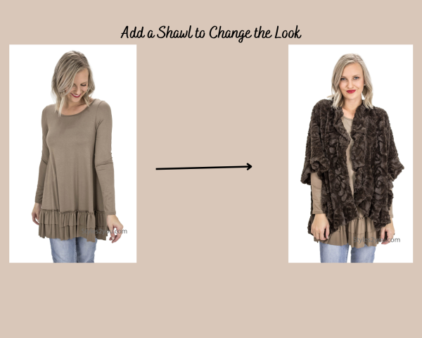 add a shawl