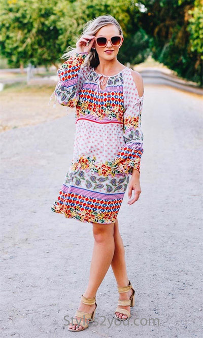 flirty summer dress by easel clothing