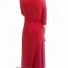 Monique 3/4 Sleeve Princess A-Line Red Dress - Image 3